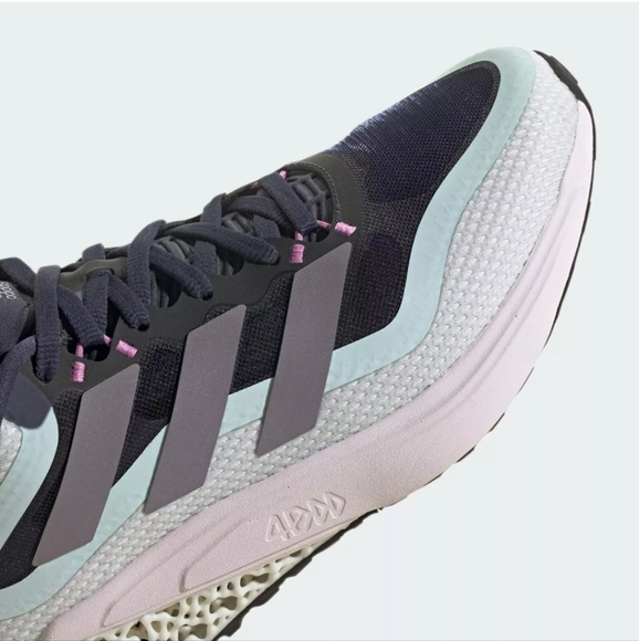 ADIDAS 4DFWD PULSE 2 Women's Running Shoes-Shadow Navy/Matt Purple Met Sz8 - Picture 2 of 16